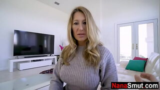 horny mom fucks step son