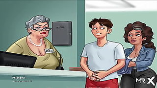 old lady in cartoon strip