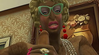 black granny sucking