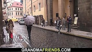 old woman having sex with young guys