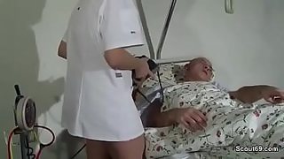 young guy with a large cock fucking old