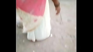 indian aunty red saree old video