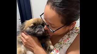 hhorny dude is talking with a hot milf